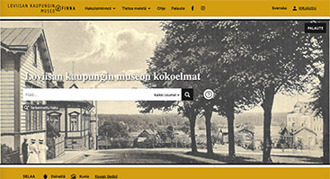 loviisankaupunginmuseo.finna.fi screenshot
